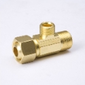 B&K® 993016NL EZ-Connector Adapter Tee, 3/8 in Nominal, CTS End Style, Brass