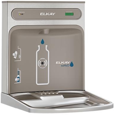 Elkay® LZWSR Hands-Free® Filtered Bottle Filler Only, 115 VAC, 60 Hz, 1 Station, Domestic