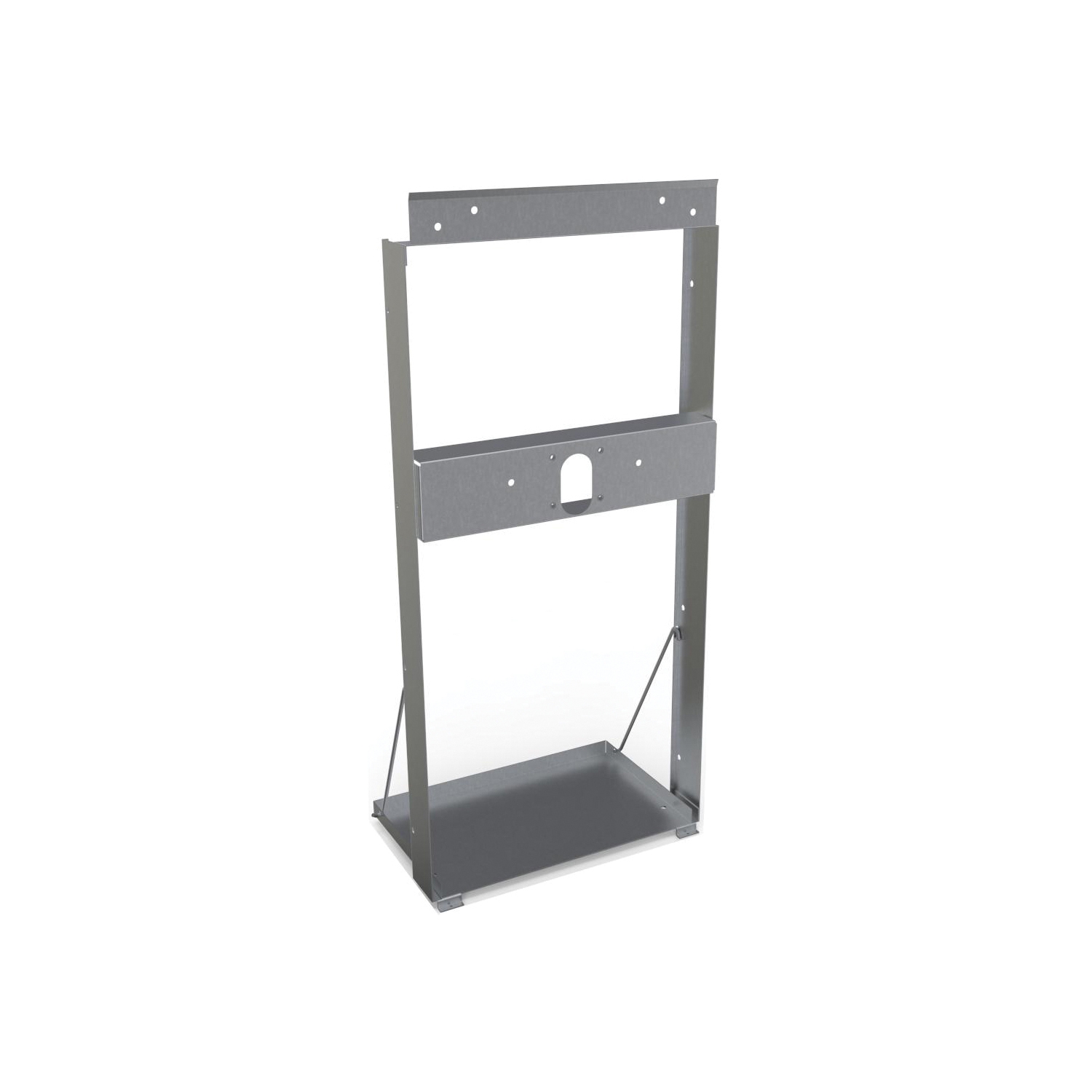 Halsey Taylor® 731587751550 Mounting Frame, For Use With SR Style OVL-II™ Single Fountain, Steel