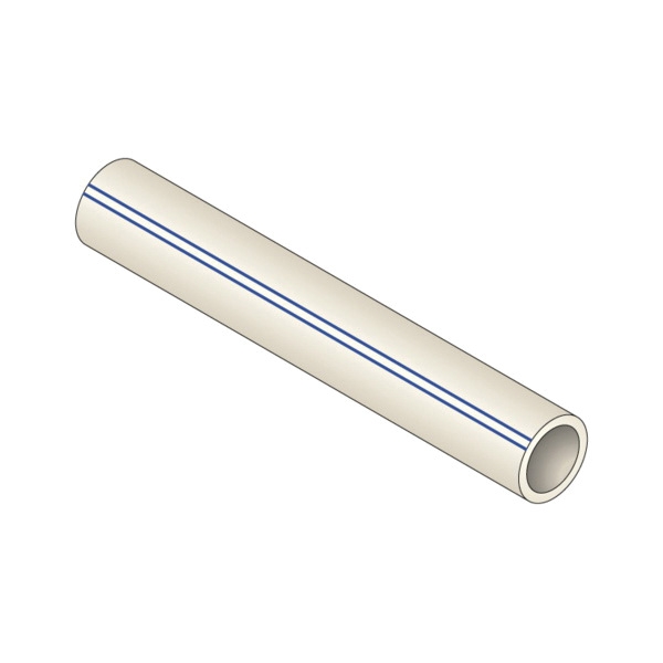 HeatLink® 20222 20000 UV Stabilized Plus Potable Water Tubing, 3/4 in Nominal, 0.671 in ID x 7/8 in OD x 20 x 10 ft Straight L, 0.097 in THK Wall, Natural/Blue, Engel/Peroxide, Import
