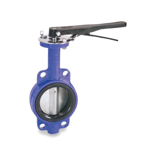 Smith-Cooper® 0160WDEL060 160 Wafer Style Butterfly Valve, 6 in Nominal, 125/150 lb, Ductile Iron Body, Buna-N/EPDM Softgoods