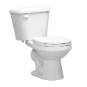 Western Pottery B822-T8ULF-HP Round Front 1.28g Toilet
